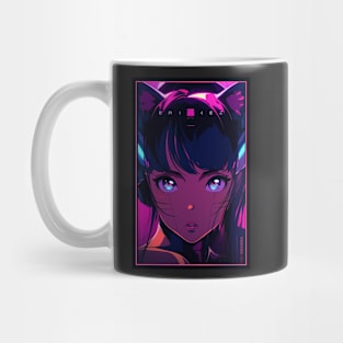 Anime Cat Girl | Quality Anime Design | Chibi Cat Girl Miaw | Manga Anime Art Mug